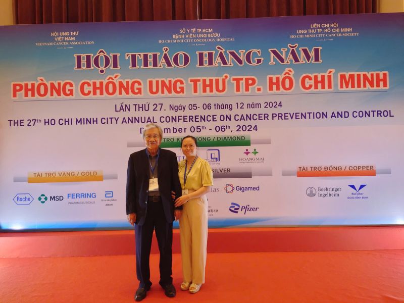 Tiến sĩ Hiền Trần tại Hội Thảo Phòng Chống Ung Thư TP.HCM Lần Thứ 27